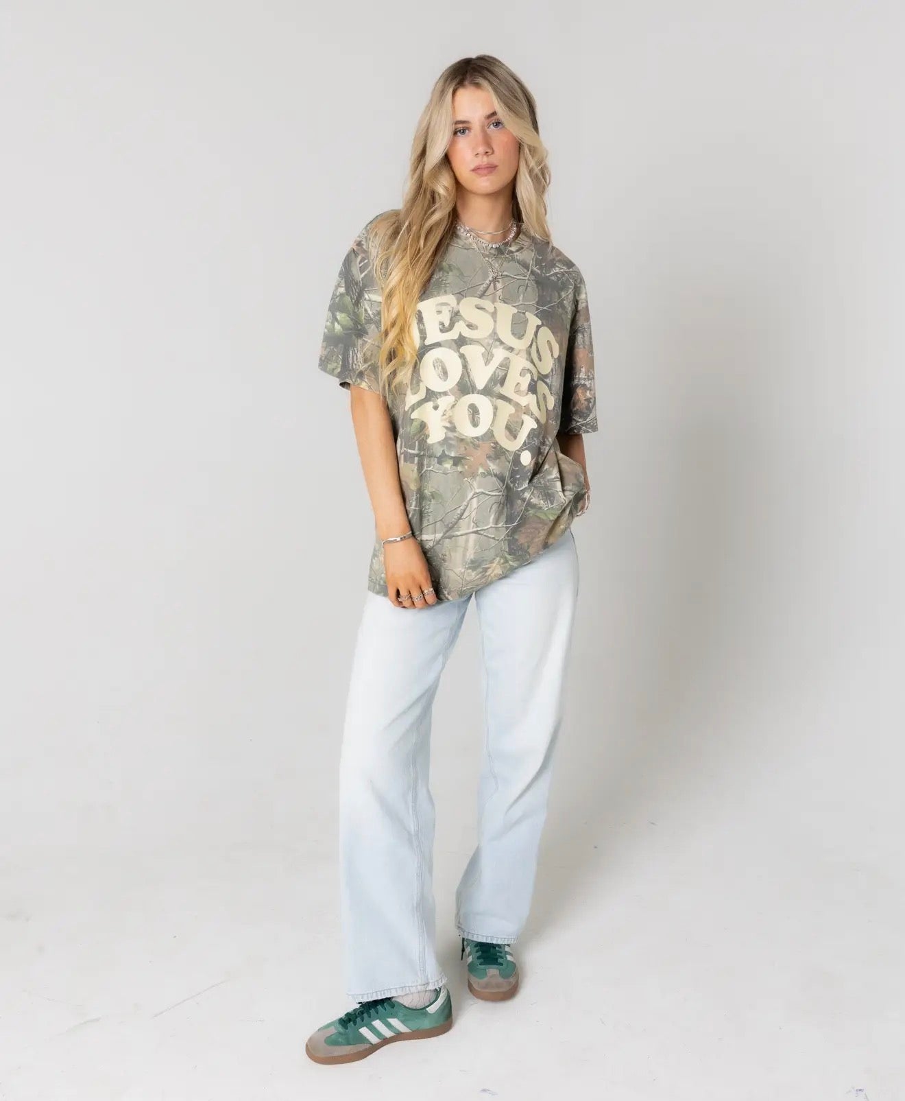 Jesus Loves You| Camo Tee