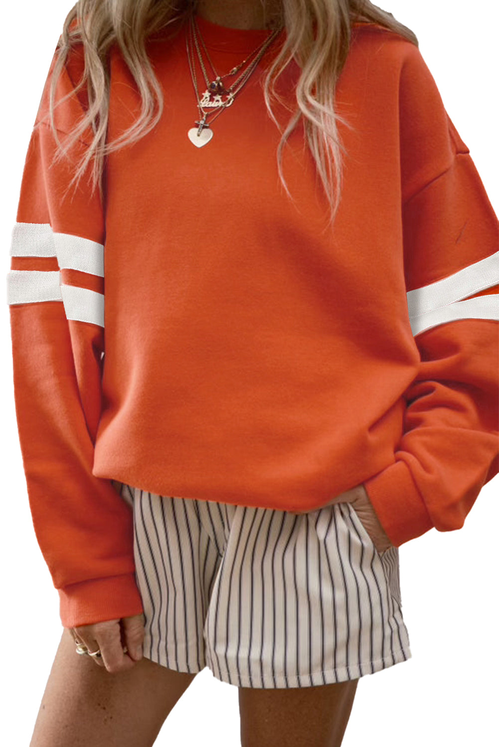 Alana Preppy Loose Sweatshirt