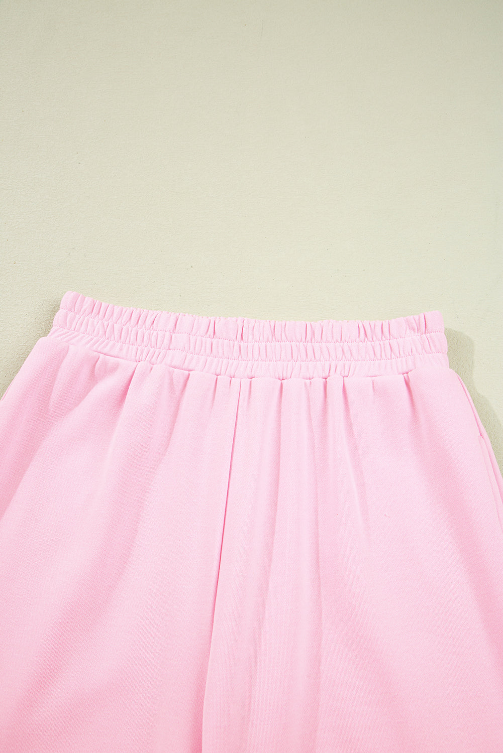 Phalaenopsis Chenille Heart Pattern Casual Pants Set