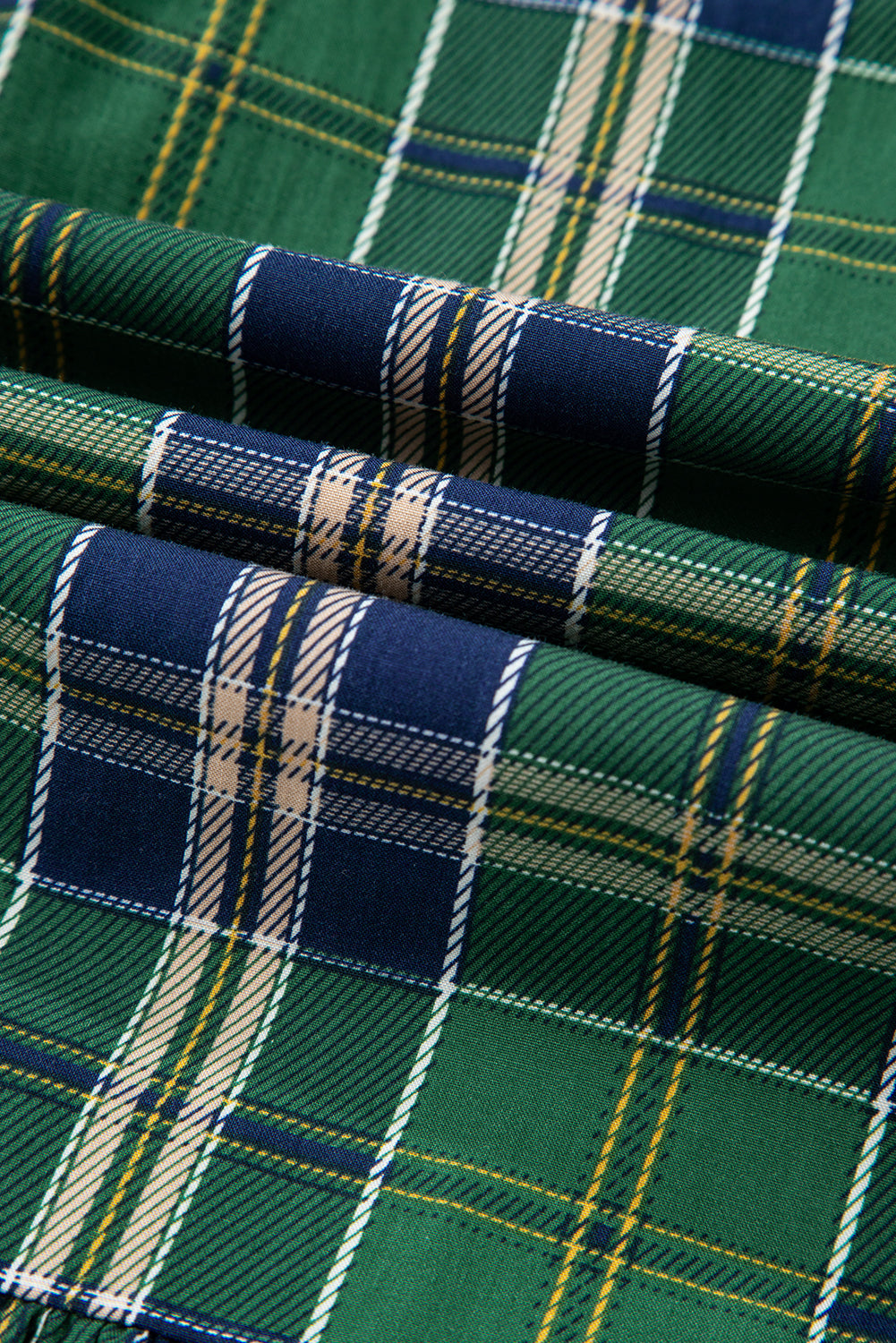 Molly Plaid Long Sleeve Mini Dress