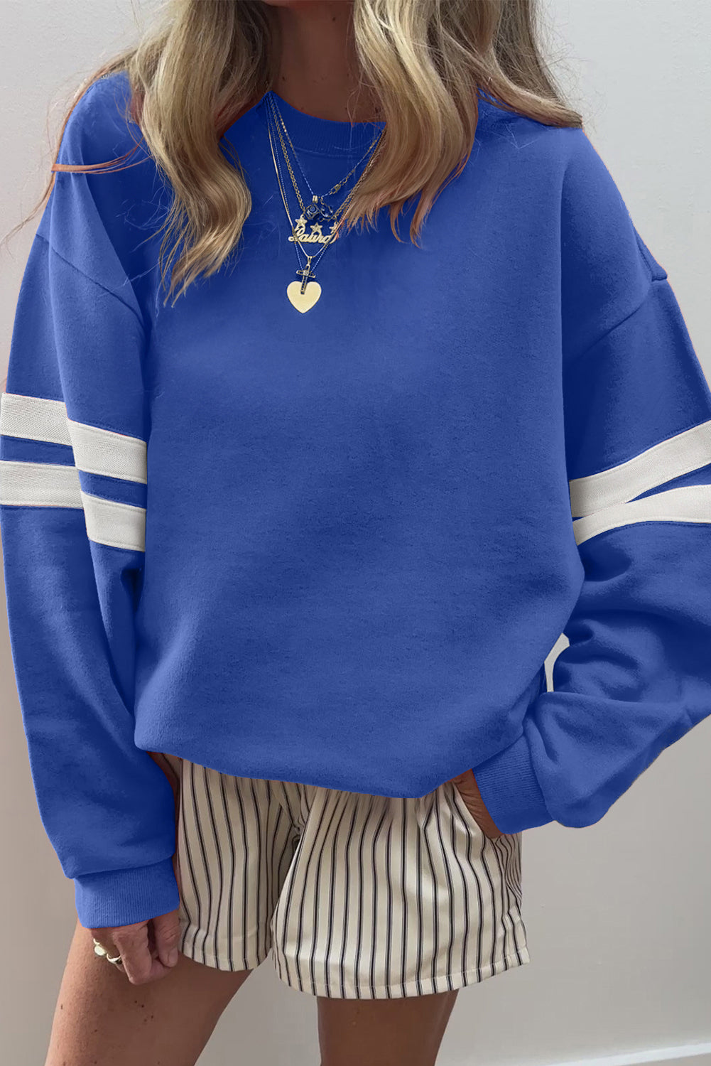 Kellie Preppy Loose Sweatshirt