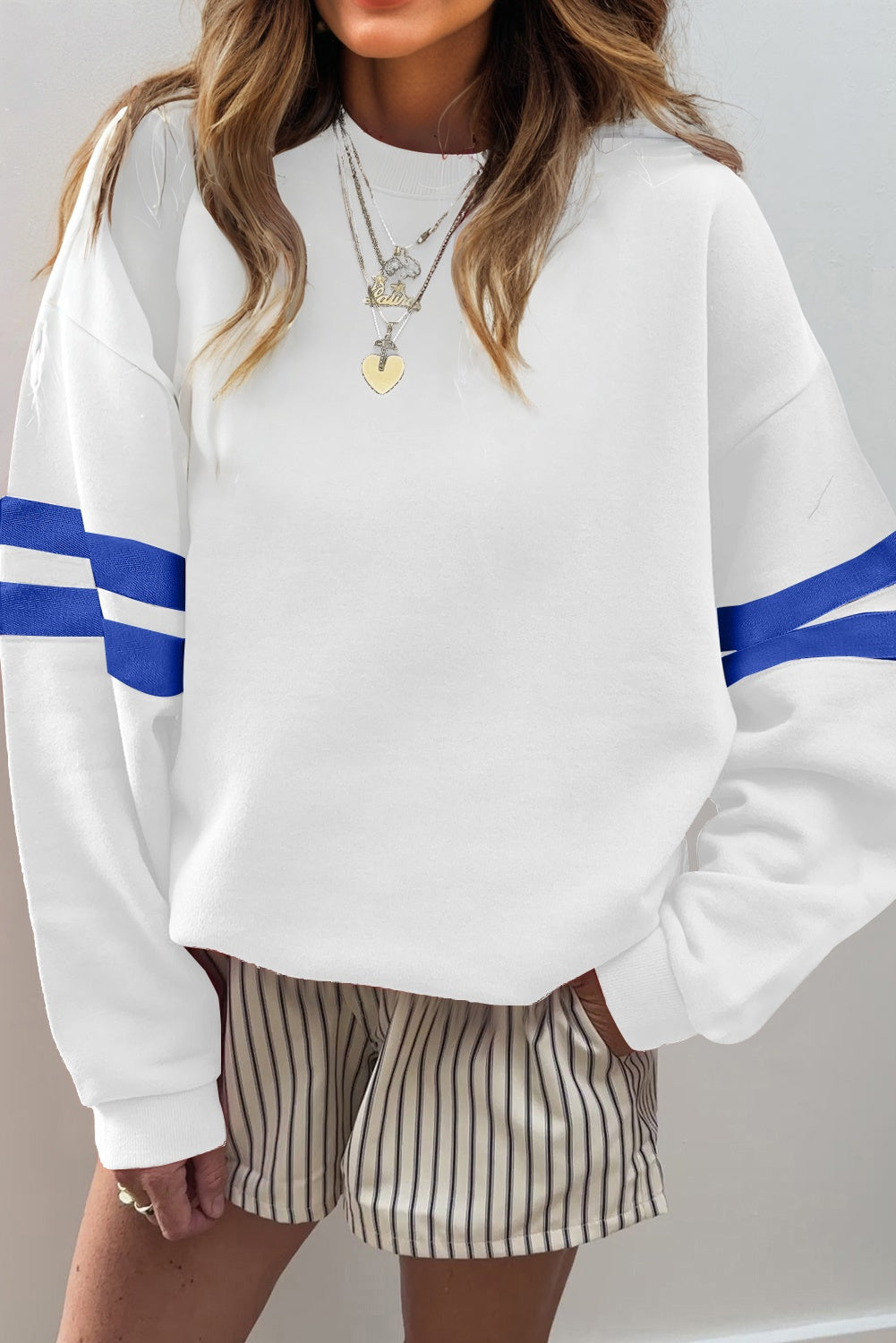Alana Preppy Loose Sweatshirt
