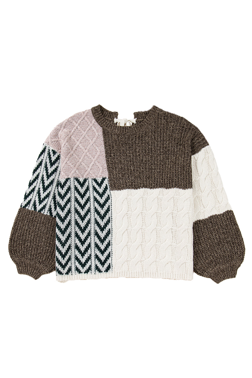 Bethany (Plus) Color Block Loose Fit Sweater