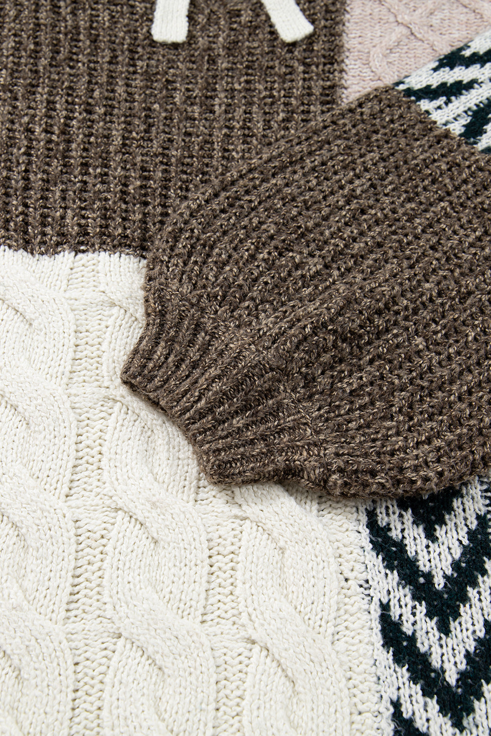 Bethany (Plus) Color Block Loose Fit Sweater