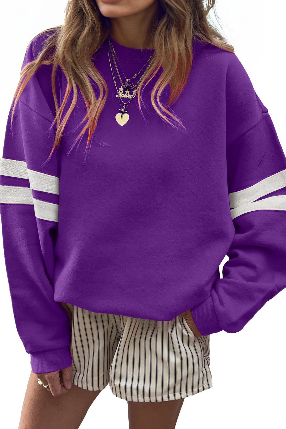 Kellie Preppy Loose Sweatshirt