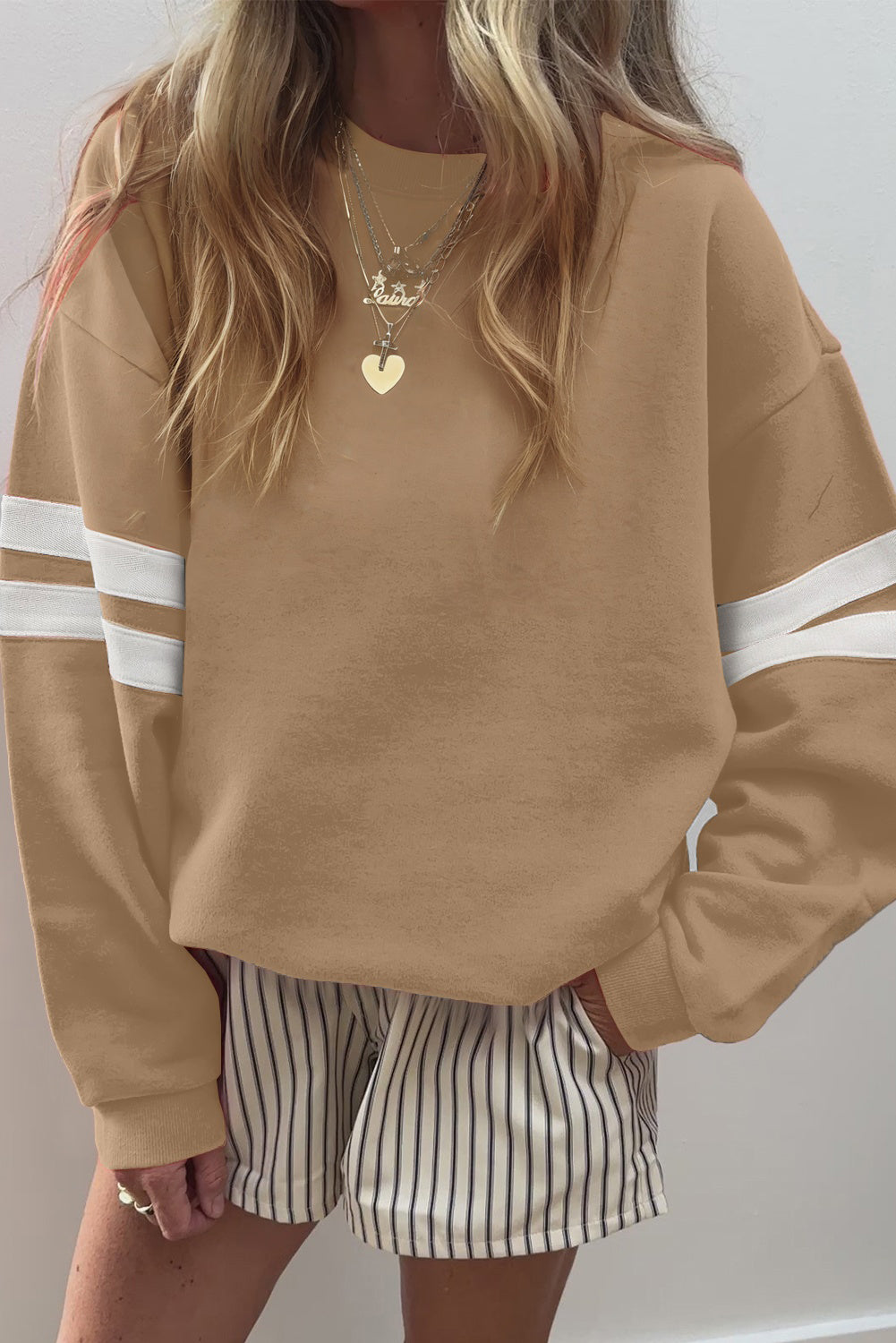 Kellie Preppy Loose Sweatshirt