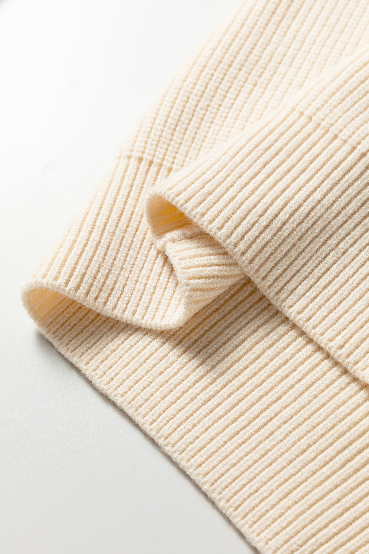 Red Dahlia Ribbed Knit Ribbon Knot Backless Drop Shoulder Sweater