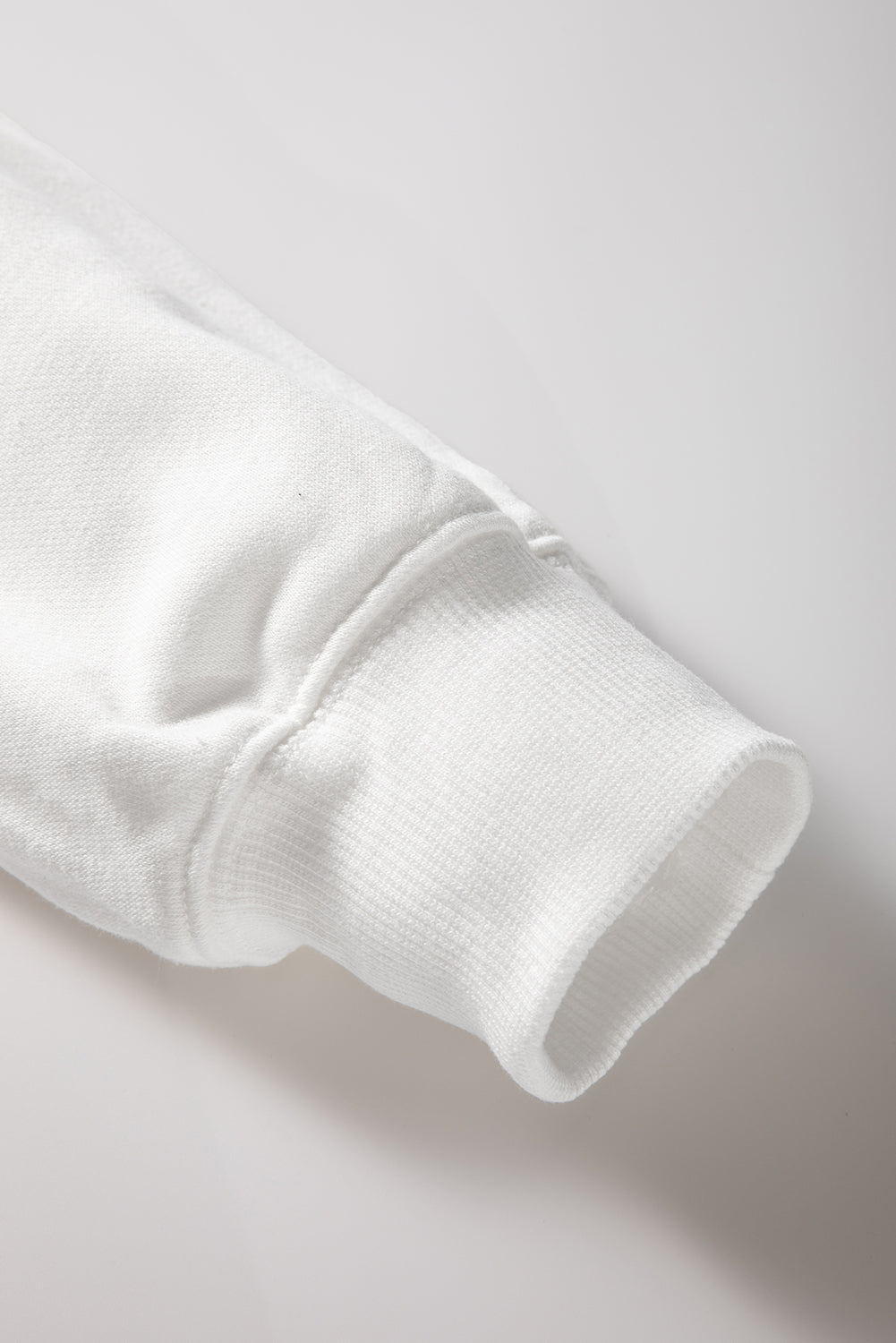 Beige MERRY Christmas Heat Transfer Printing Drop Shoulder Pullover Sweatshirt