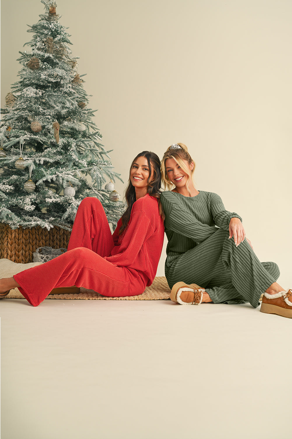 JOLLY Long Sleeve Top and Pockets Pants Set