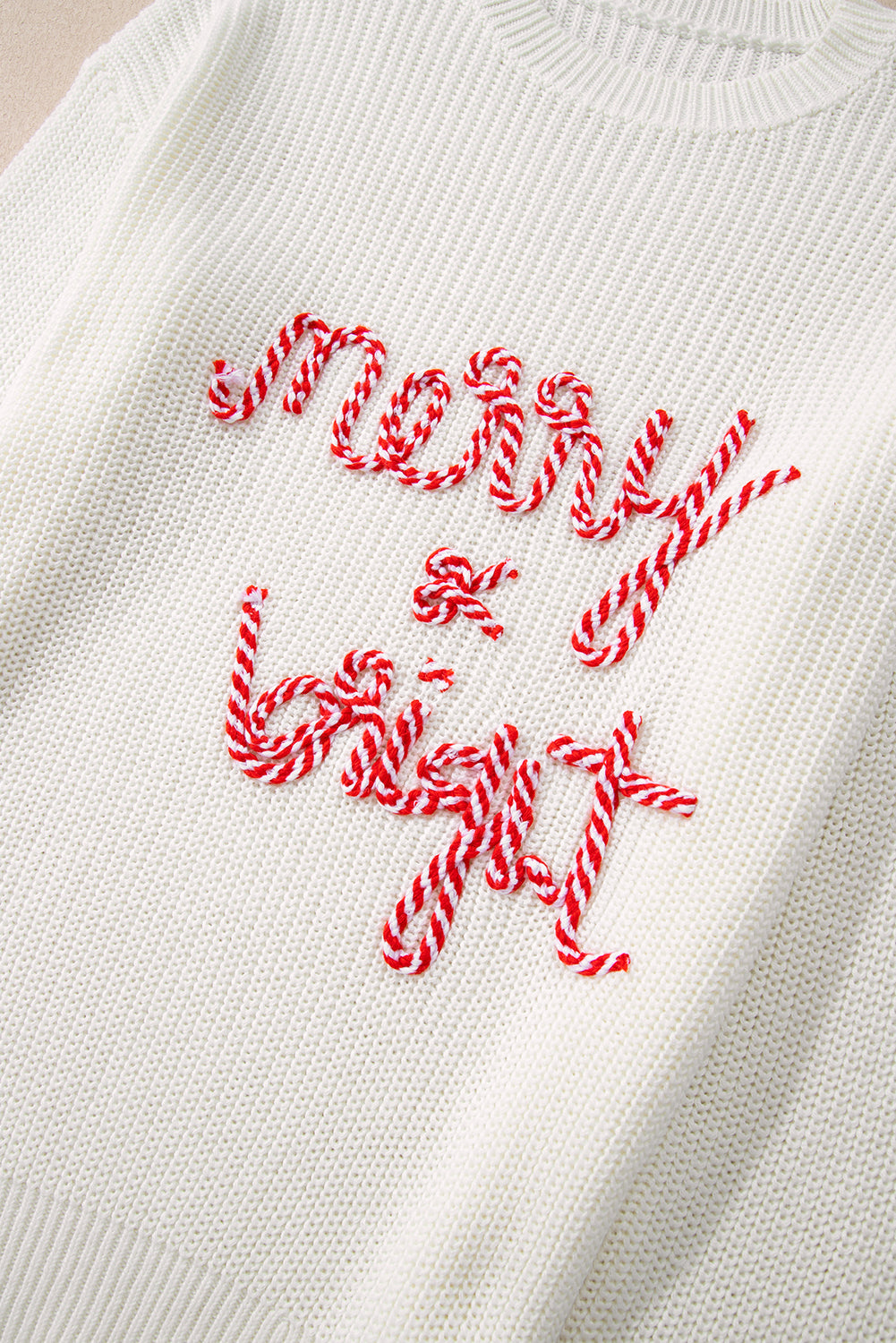 Merry & Bright Candy Cane Sweater