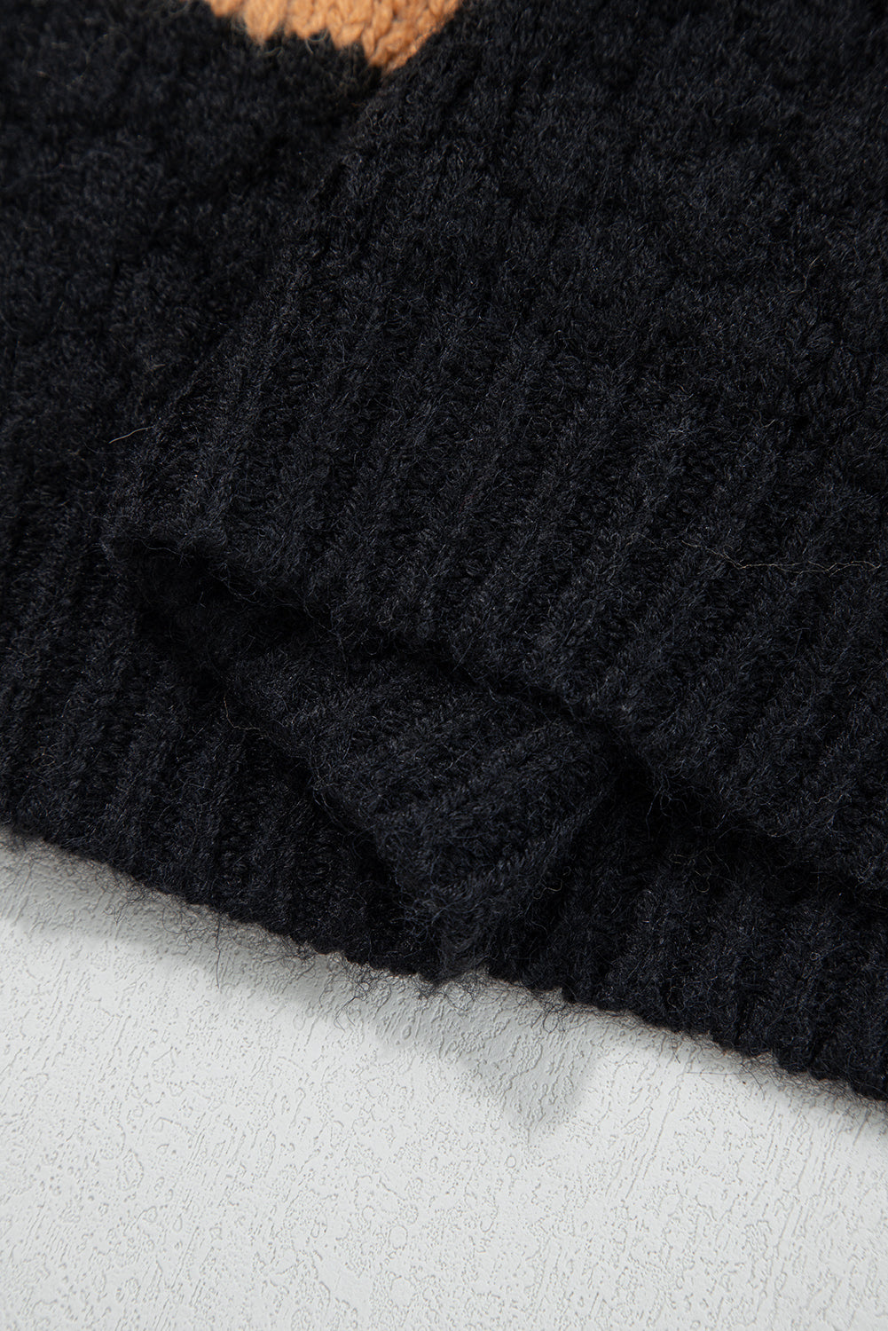 Cora Colorblock High Neck Baggy Sweater