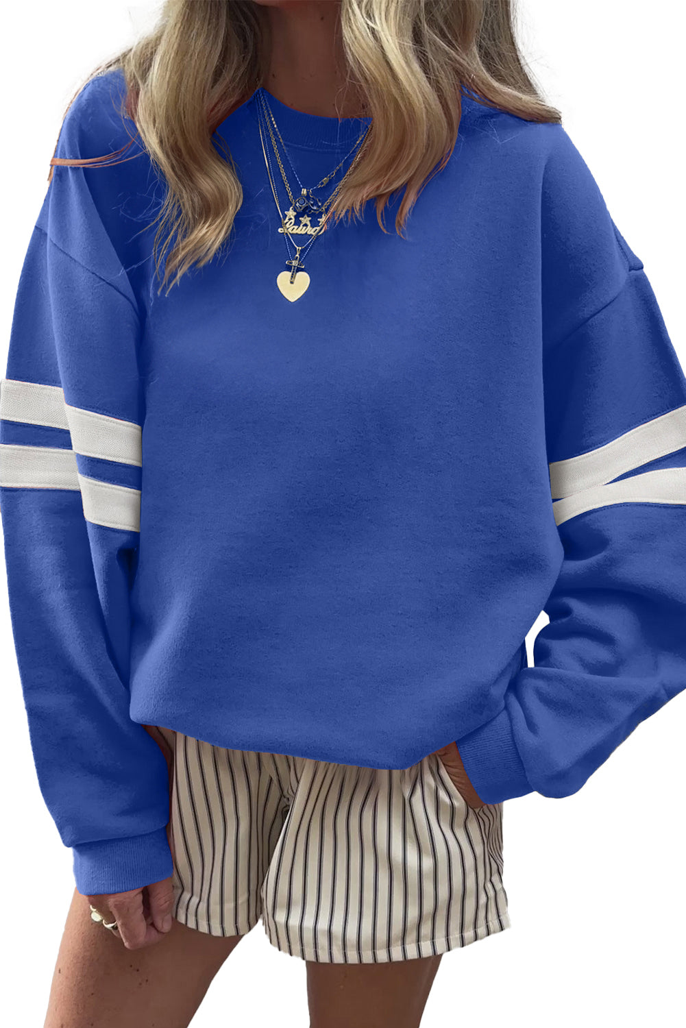Kellie Preppy Loose Sweatshirt