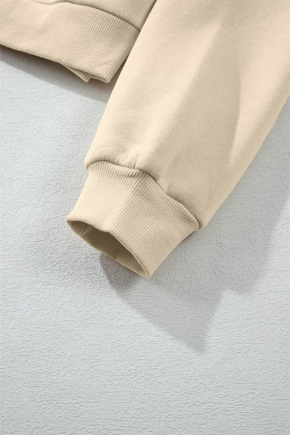 Parchment Plain Hoodie and High Waist Two Piece Pants Set