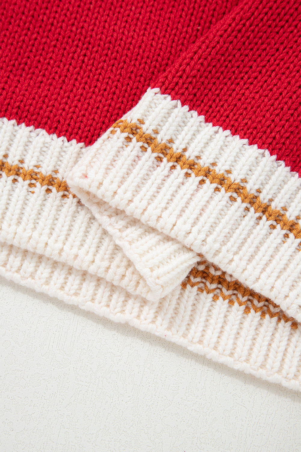 MERRY Chunky Knit Holiday Sweater