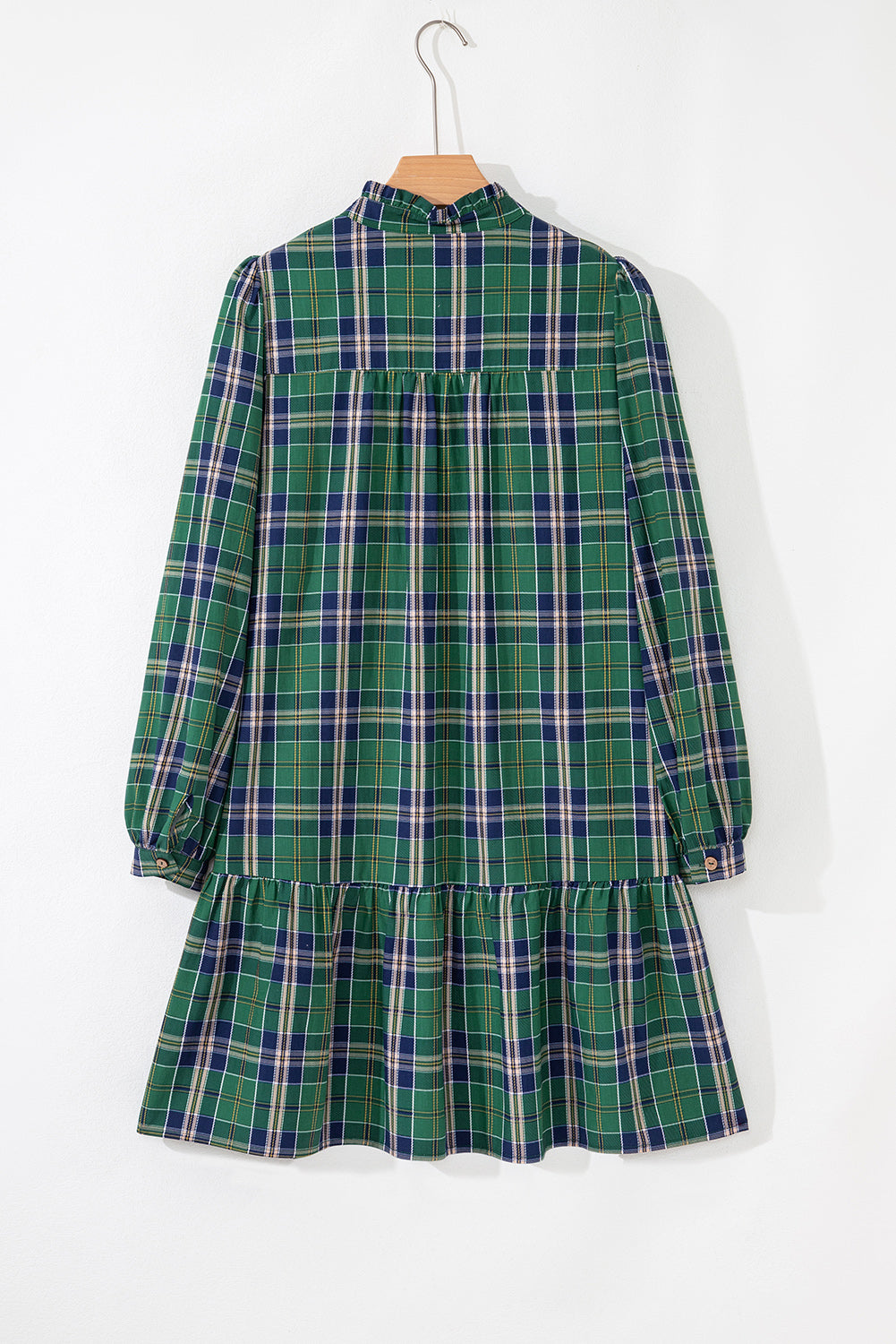 Molly Plaid Long Sleeve Mini Dress