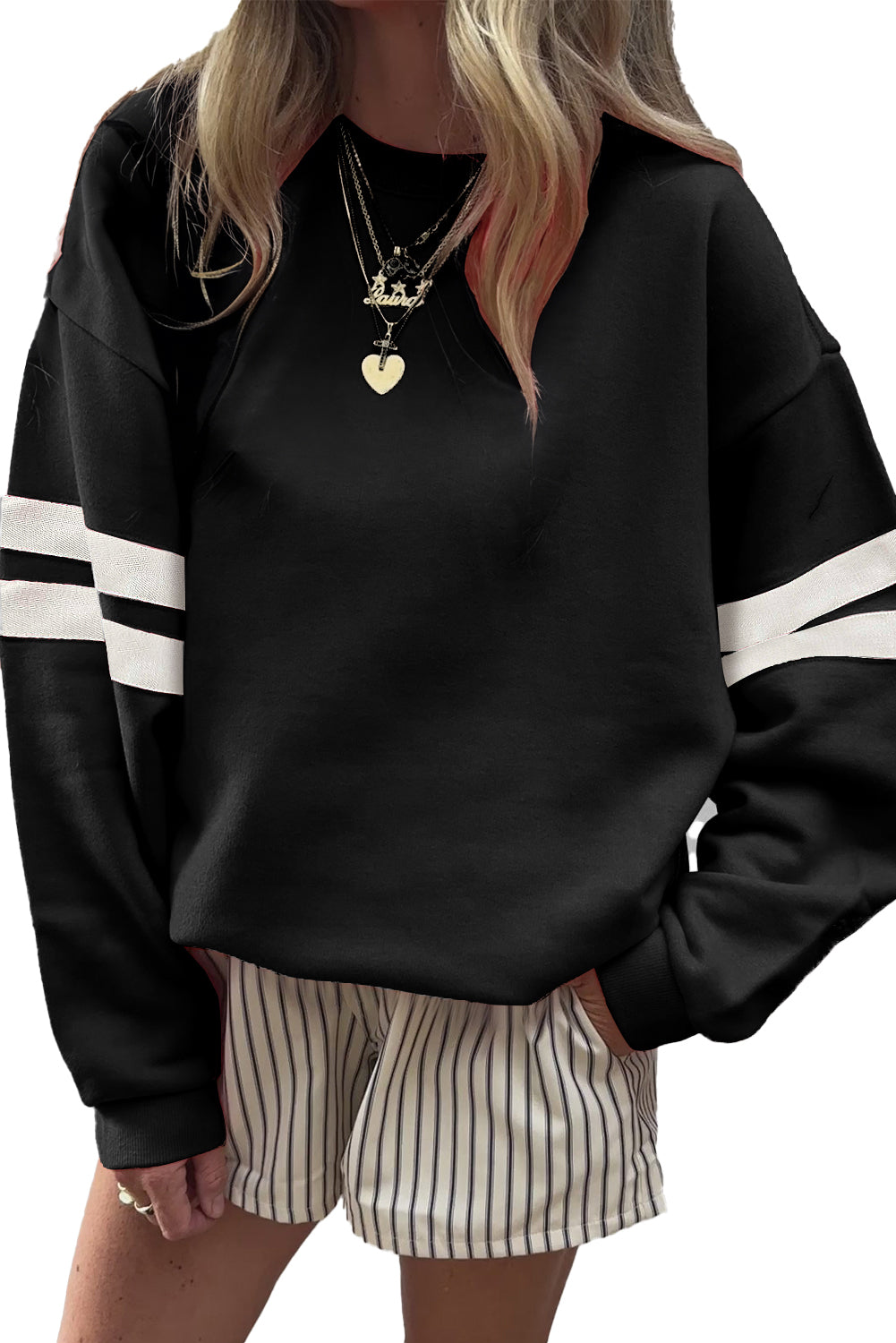 Alana Preppy Loose Sweatshirt