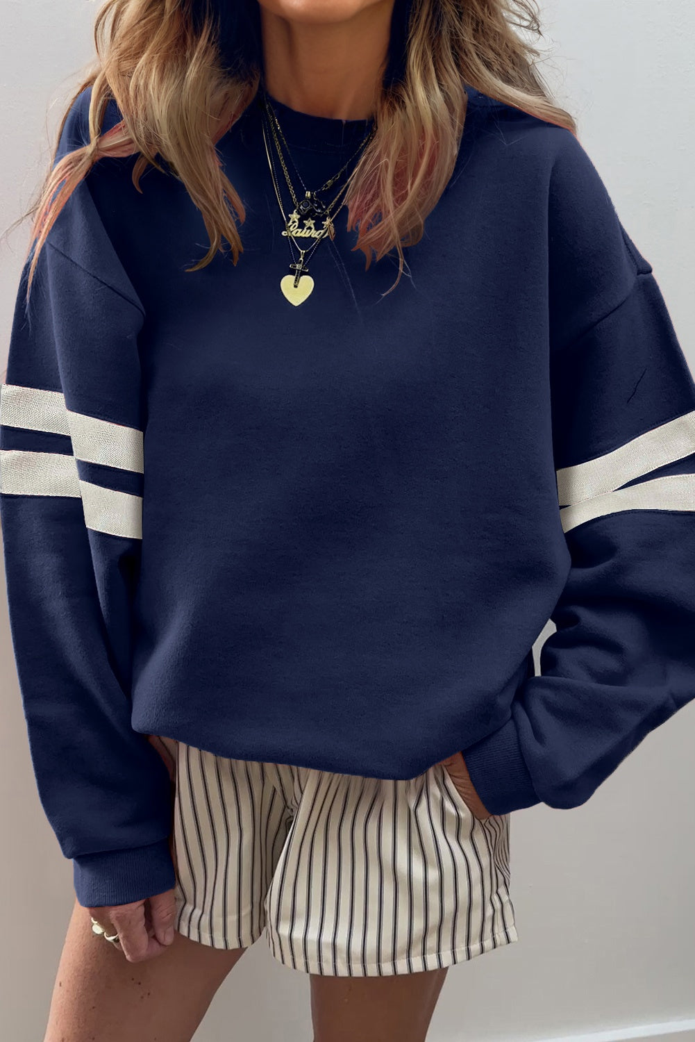 Kellie Preppy Loose Sweatshirt