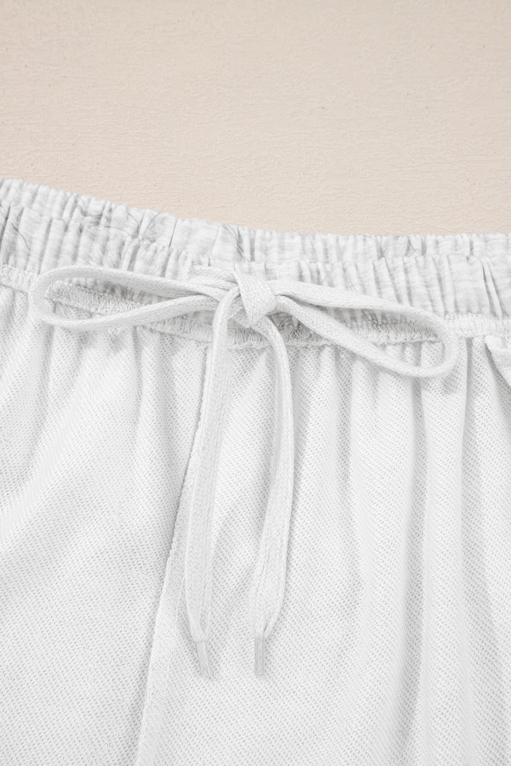 Light Grey Feather Camouflage Print Loose Drop Sleeve Hoodie and Pants Set