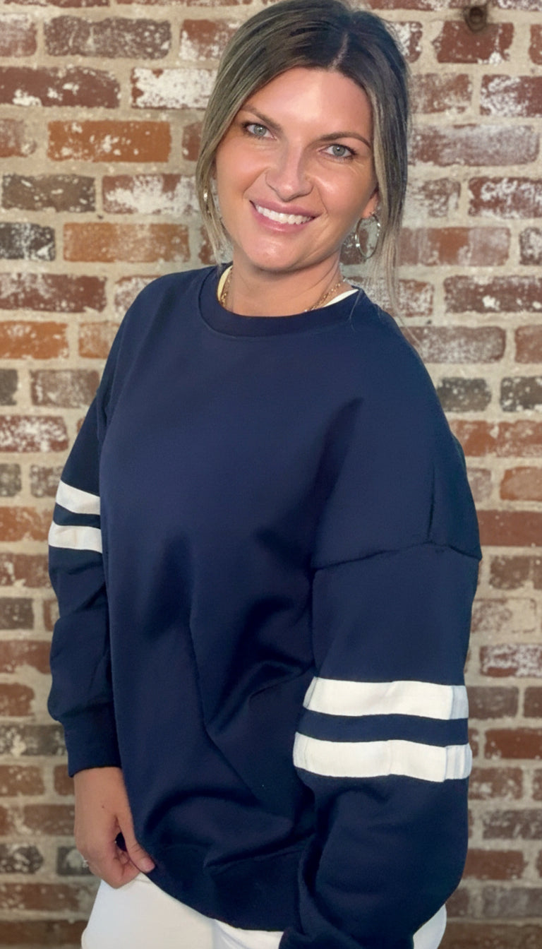 Audrey Preppy Striped Gameday