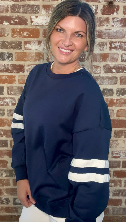 Audrey Preppy Striped Gameday