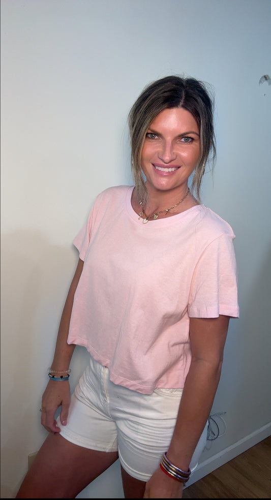 Basic cropped Tee