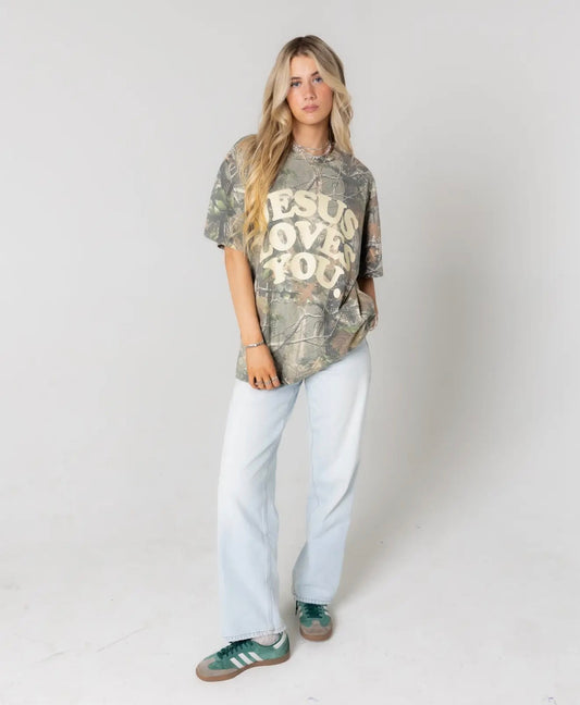 Jesus Loves You| Camo Tee