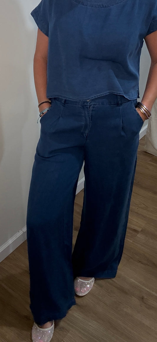 Tilly Denim (Tencel) Set