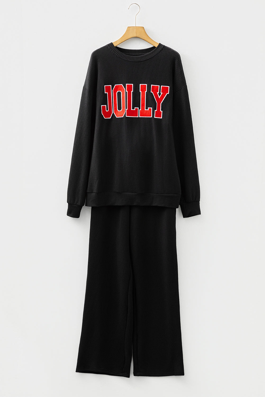 JOLLY Long Sleeve Top and Pockets Pants Set