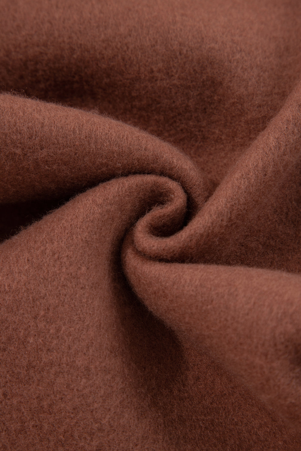 Coffee Leopard Drawstring Winter Fleece Pants