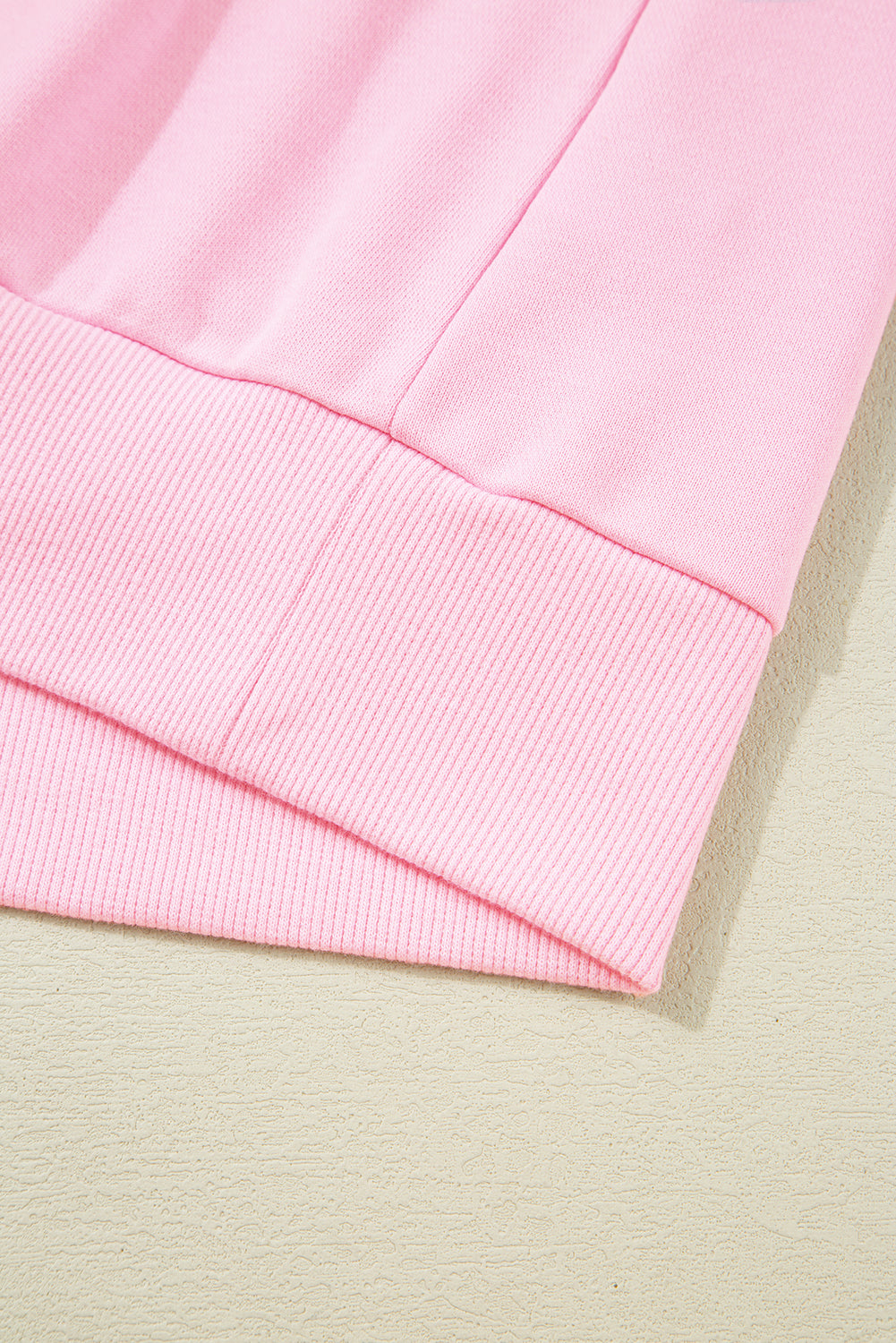 Phalaenopsis Chenille Heart Pattern Casual Pants Set