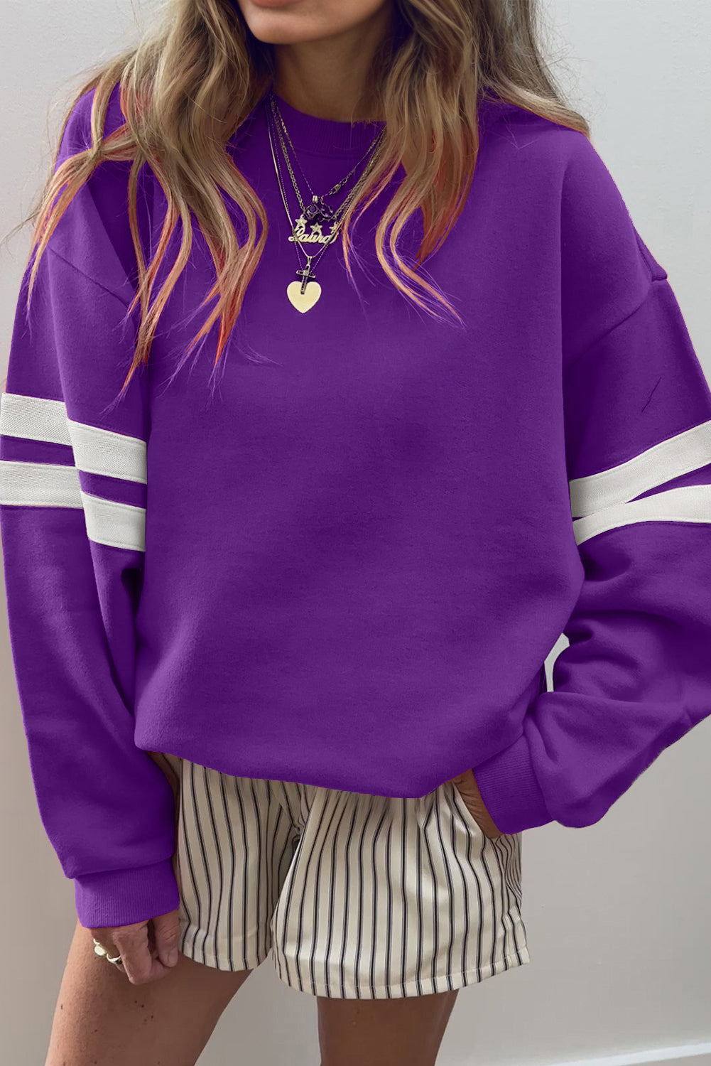 Kellie Preppy Loose Sweatshirt