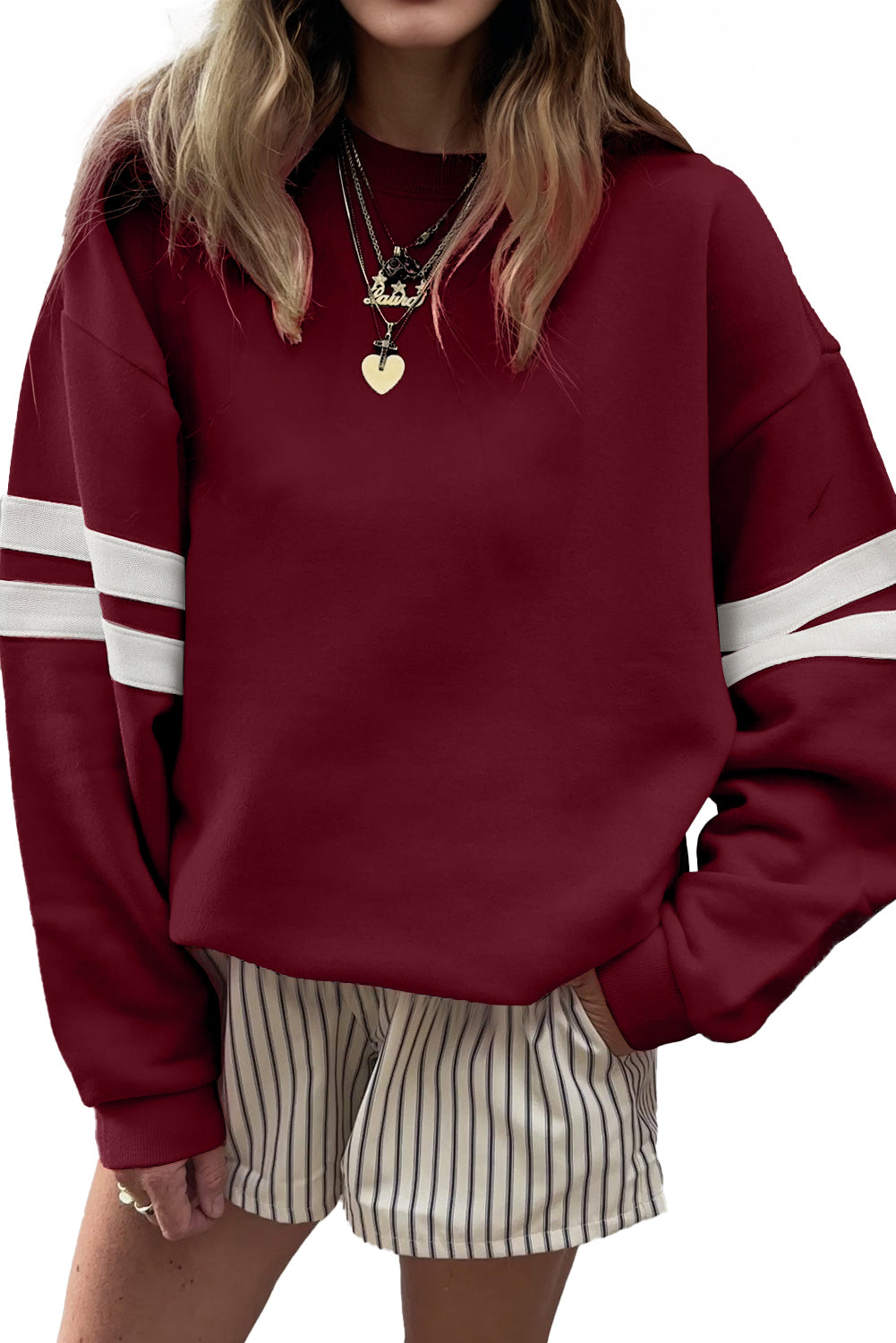 Kellie Preppy Loose Sweatshirt