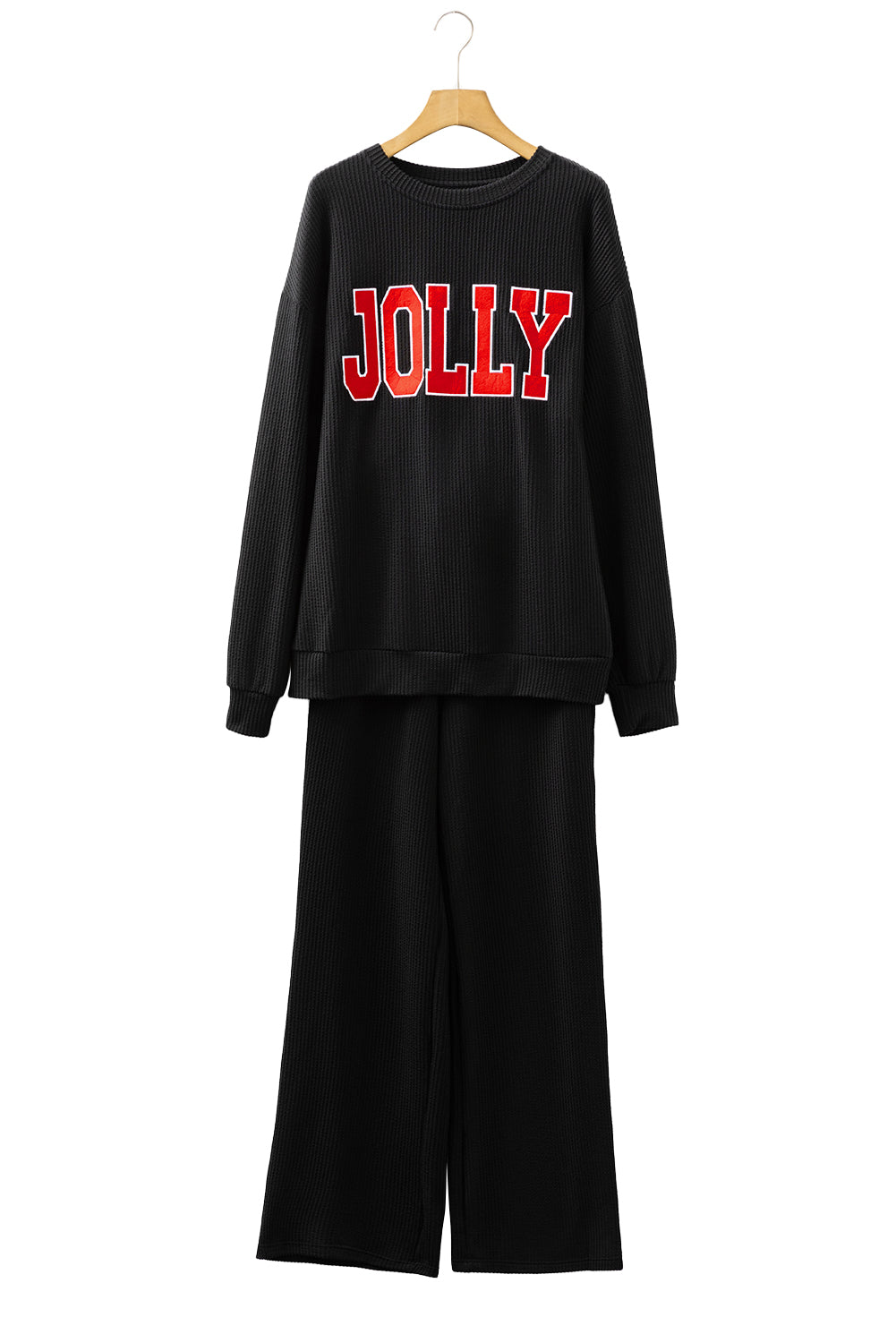 JOLLY Long Sleeve Top and Pockets Pants Set