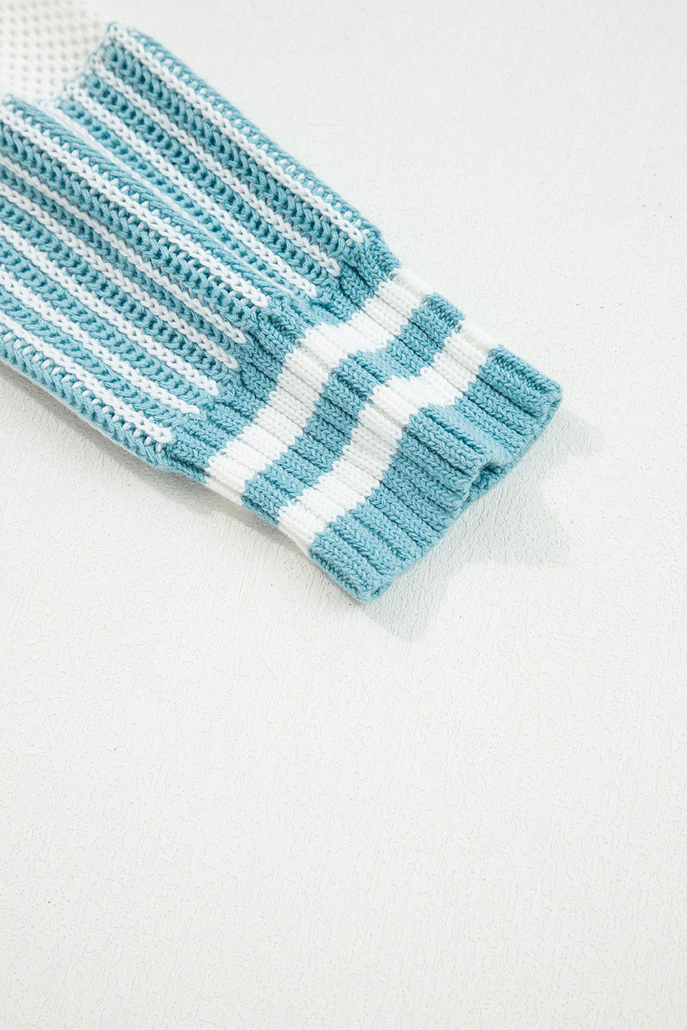 Laura Striped Patchwork Drop Shoulder Sweater