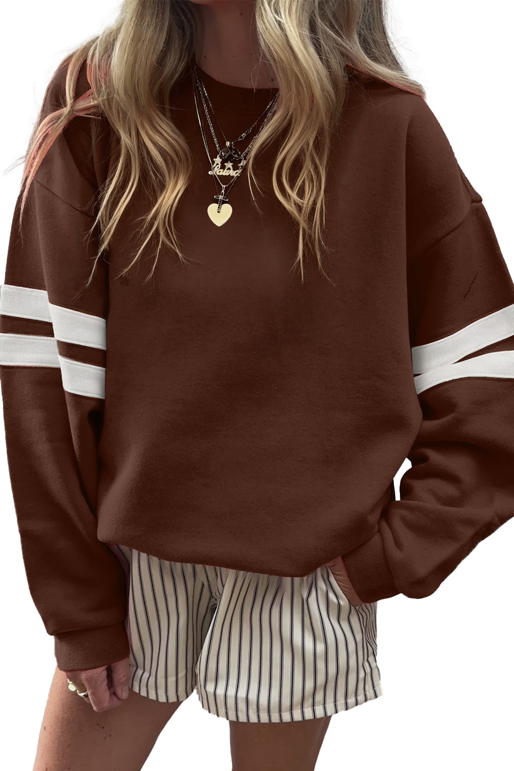 Alana Preppy Loose Sweatshirt