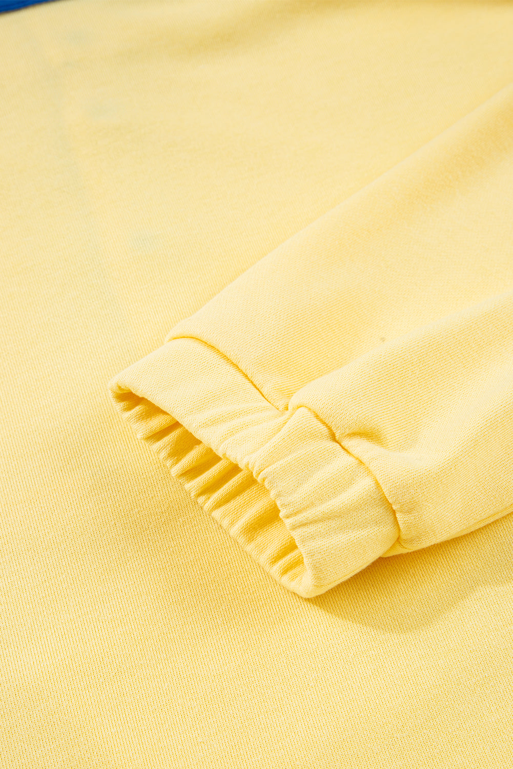 Red Dahlia Colorblock Patchwork Half Button Pullover and Shorts Outfit