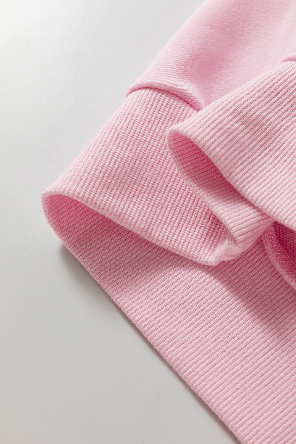 Phalaenopsis Chenille Heart Pattern Casual Pants Set