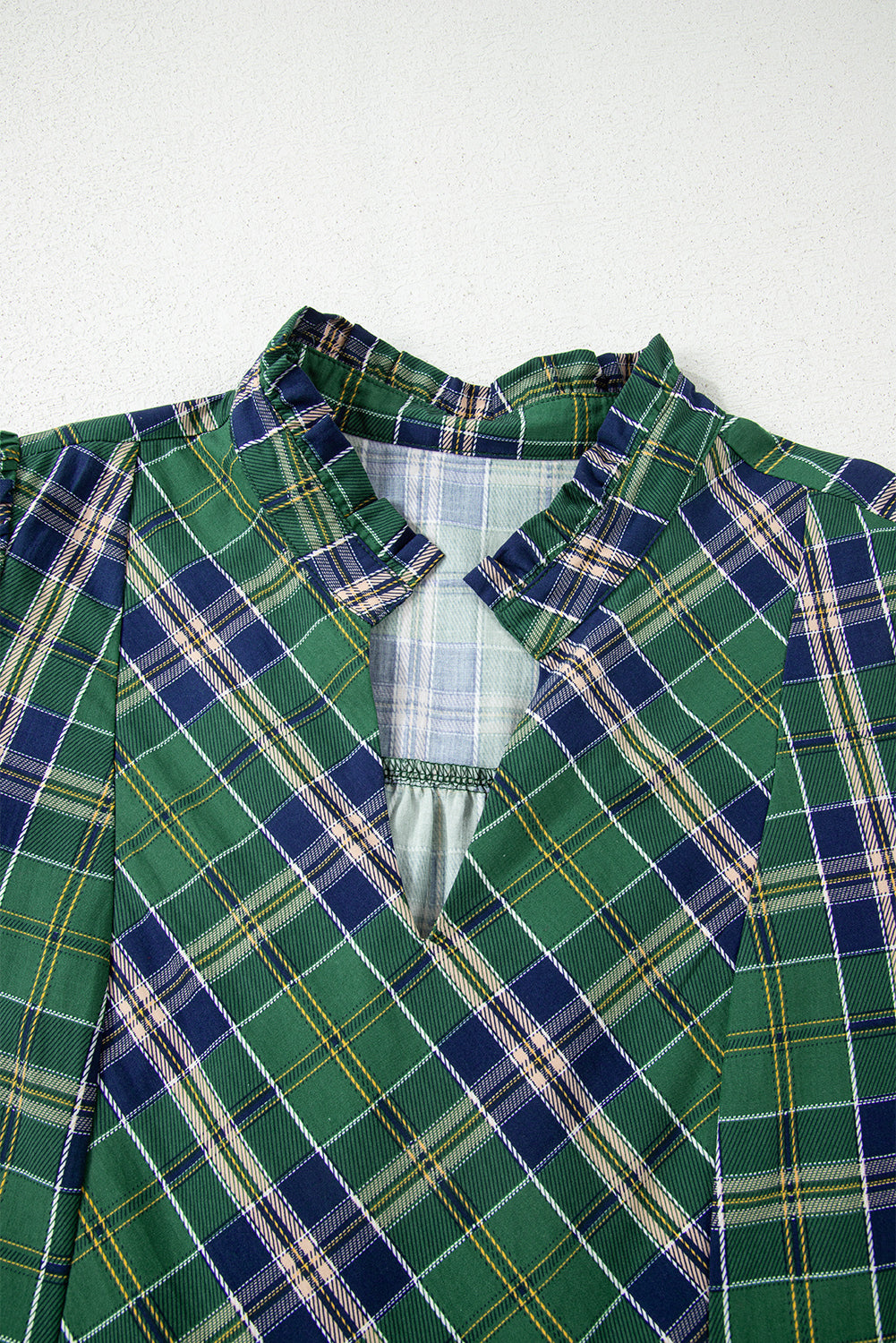 Molly Plaid Long Sleeve Mini Dress