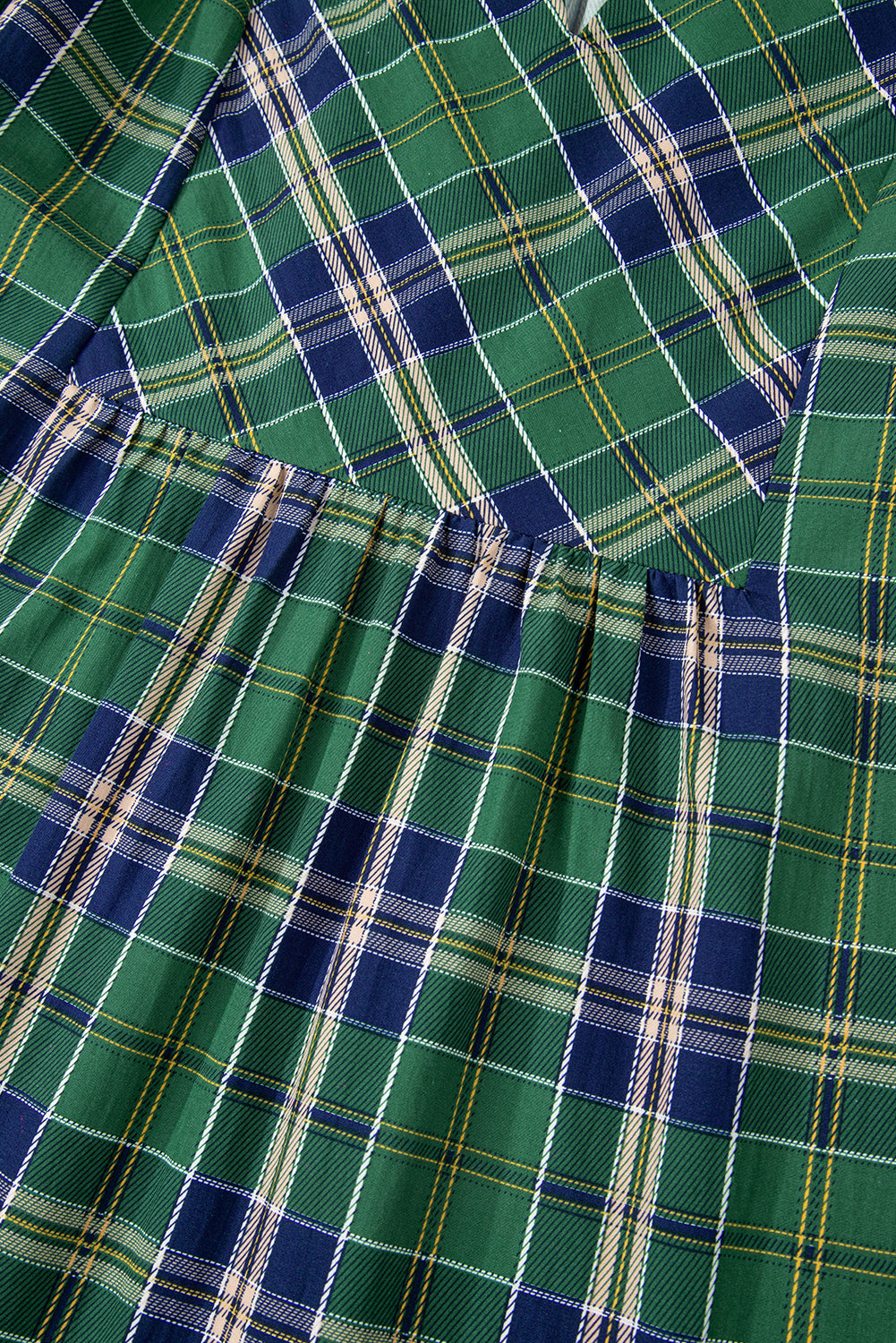 Molly Plaid Long Sleeve Mini Dress