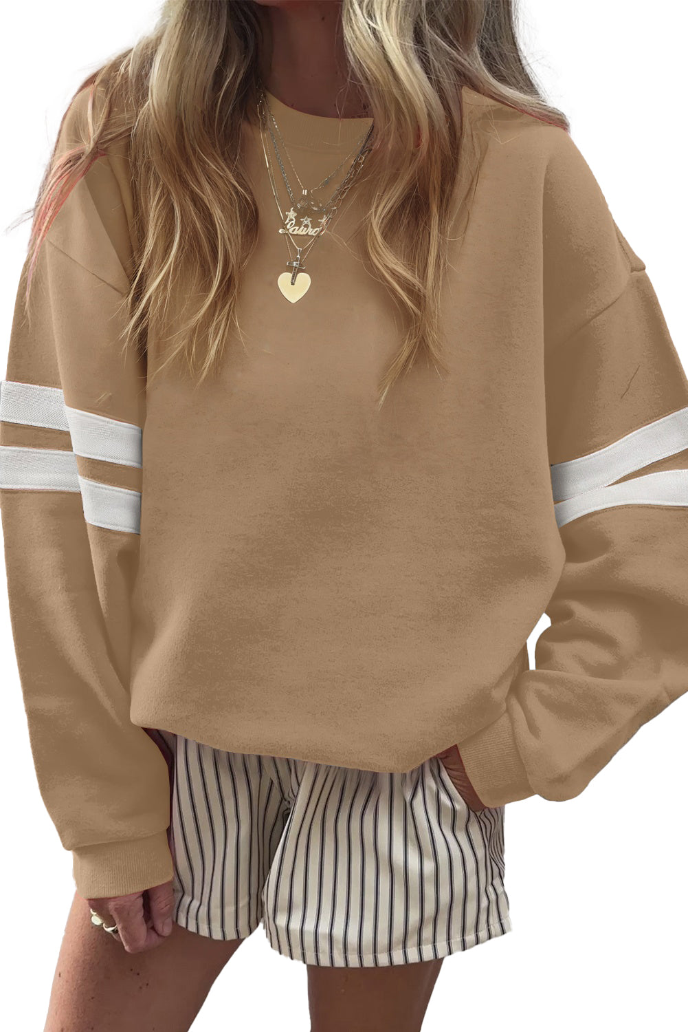 Kellie Preppy Loose Sweatshirt