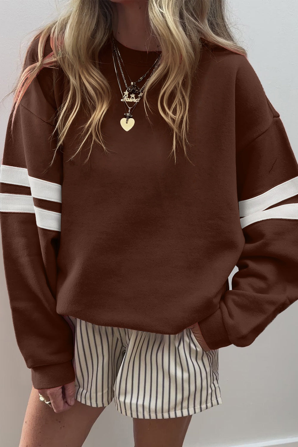Alana Preppy Loose Sweatshirt