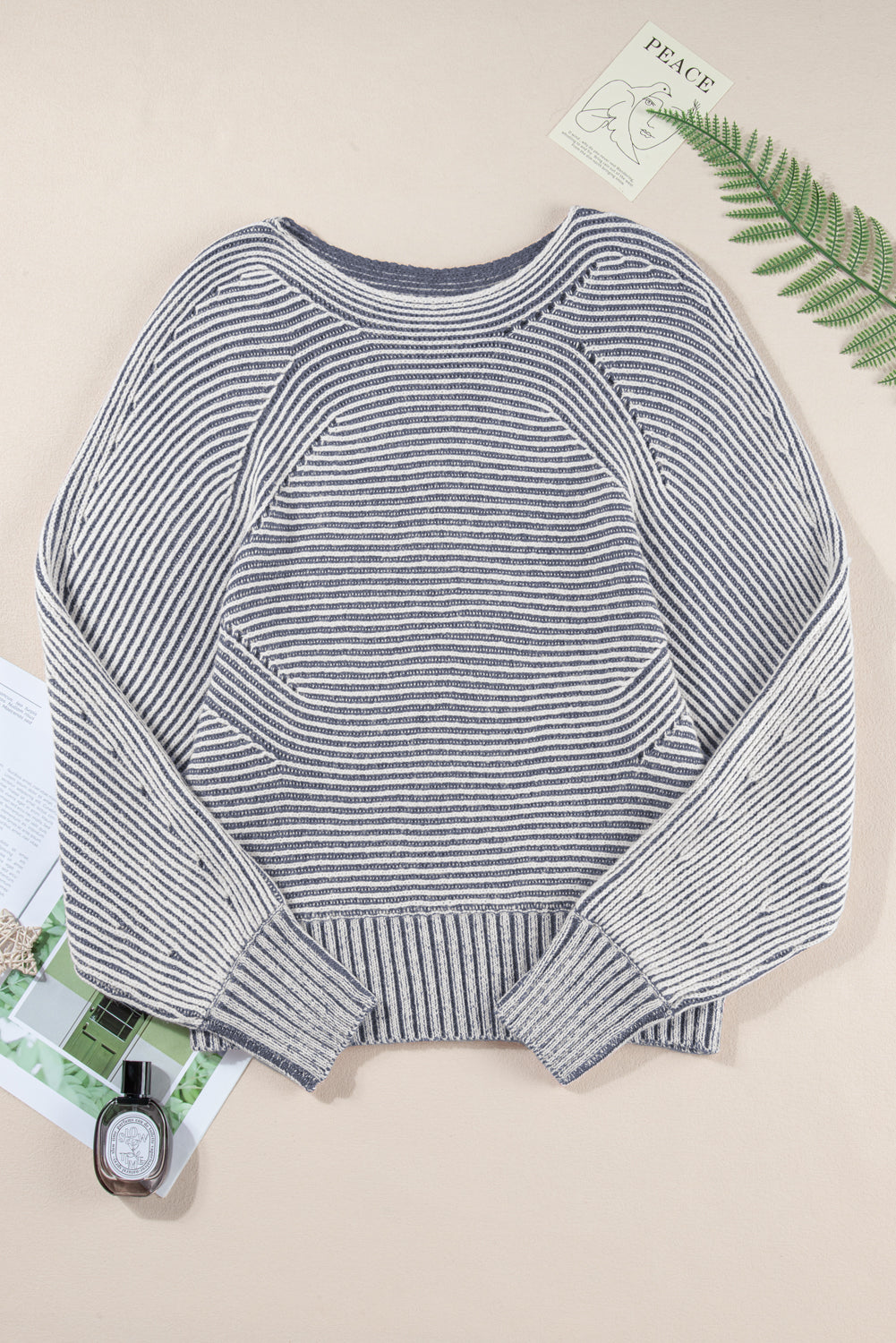 Cam Raglan Sleeve Baggy Sweater